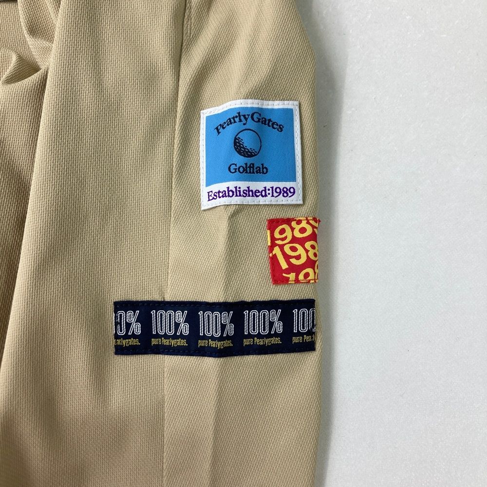 ストレッチロングパンツ ベージュ系