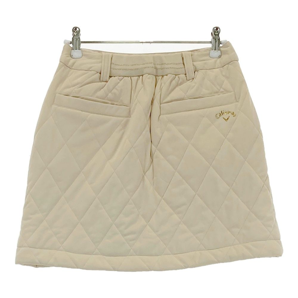 サイズ SS キャロウェイ モデル 中綿スカート キルティング ベージュ系 ゴルフウェア レディース ストスト