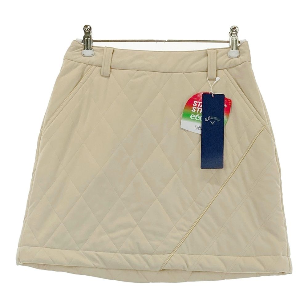 サイズ SS CALLAWAY キャロウェイ モデル 中綿スカート キルティング ベージュ系 240101561884 ゴルフウェア レディース ストスト
