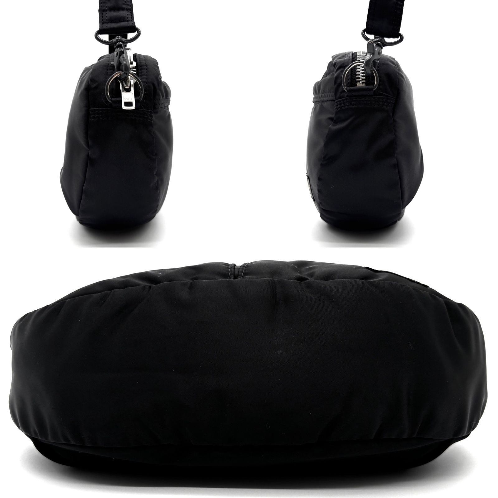 美品　ポーター　吉田カバン　ハーフムーン　三日月型　ショルダーバッグ　大きい 極美品】PORTER ショルダーバッグ ラージ ハーフムーン 三日月