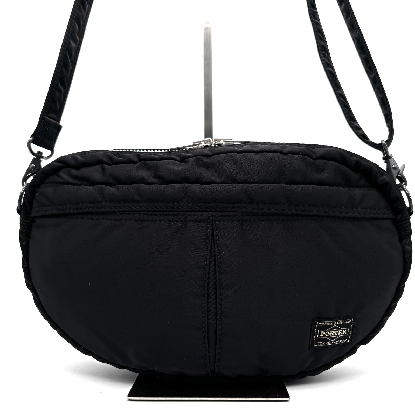 美品　ポーター　吉田カバン　ハーフムーン　三日月型　ショルダーバッグ　大きい 極美品】PORTER ショルダーバッグ ラージ ハーフムーン 三日月