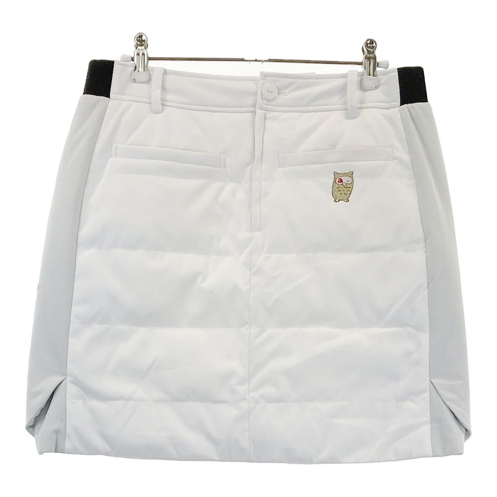 サイズ：40 ARCHIVIO アルチビオ サイドロゴ 中綿スカート ホワイト系