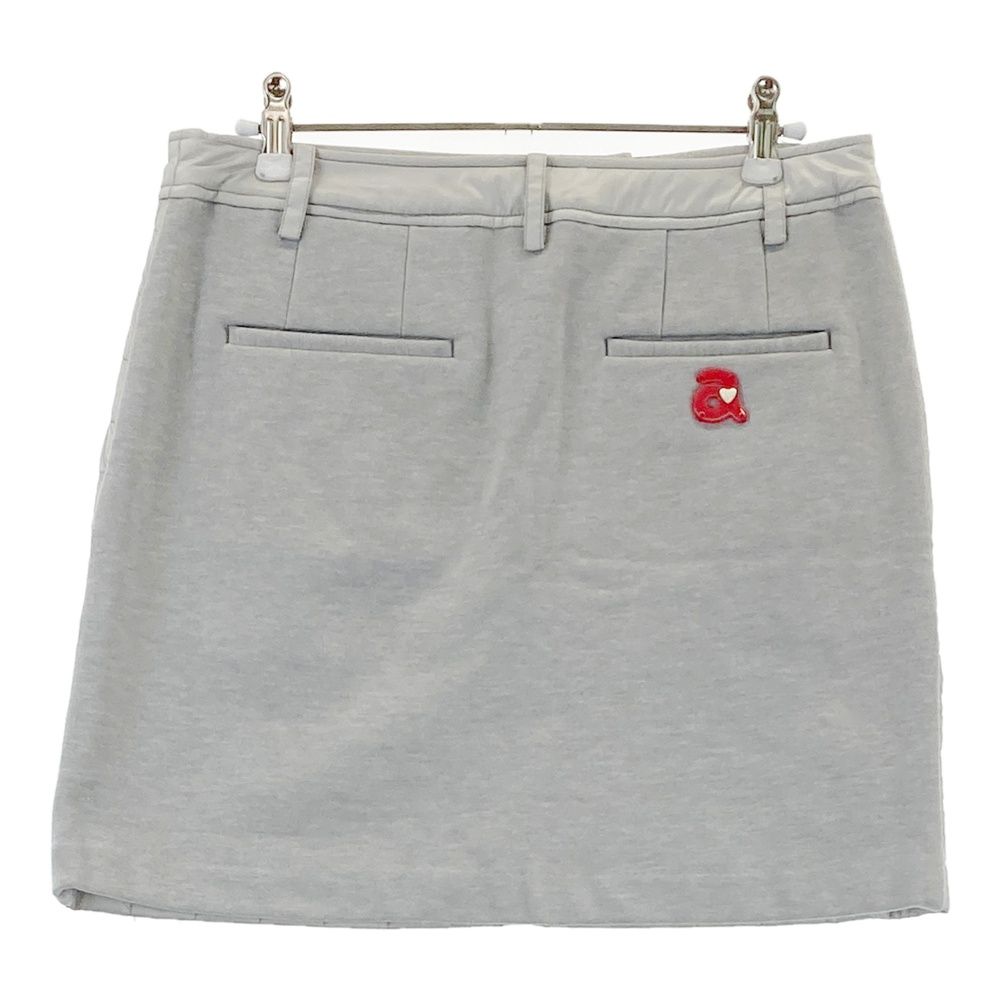 サイズ 40 アルチビオ ロゴワッペン付き 中綿切替スカート グレー系 ゴルフウェア レディース ストスト