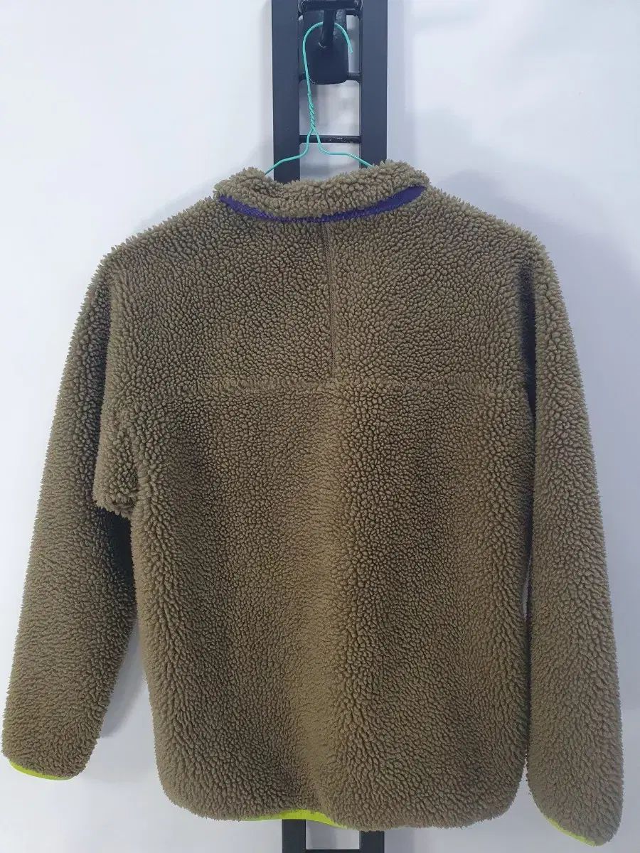 パタゴニア キッズ フリース レトロ ジャケット カーキ ブラウン L 12 y