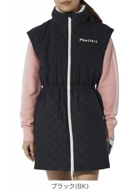 フィラゴルフ オーバーシルエット 中綿 ワンピース ウェア レディース