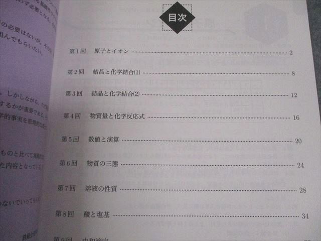 鉄緑会大阪校 高1 化学基礎講座 問題集 テキスト 2022 004s0D