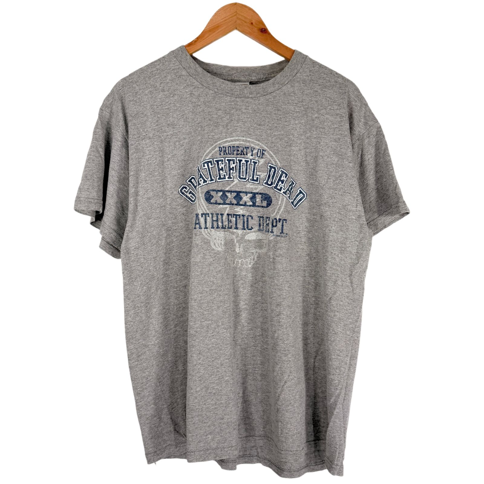 グレートフルデット　ロックT DELTA製 Greatful Dead バンドTシャツ グレー L グレイトフル・デッド