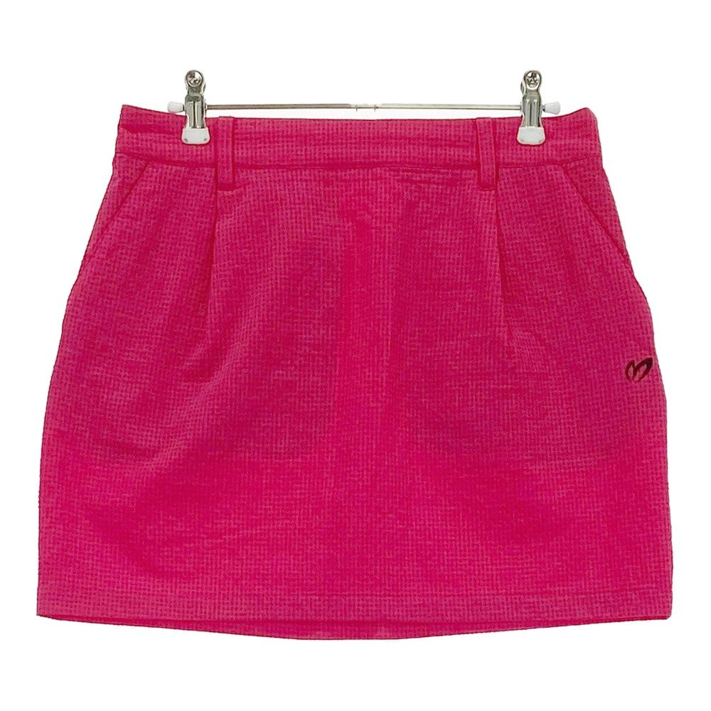 サイズ 1 MASTER BUNNY EDITION マスターバニーエディション モデル スカート シアサッカー ピンク系 240101562114 ゴルフウェア レディース ストスト