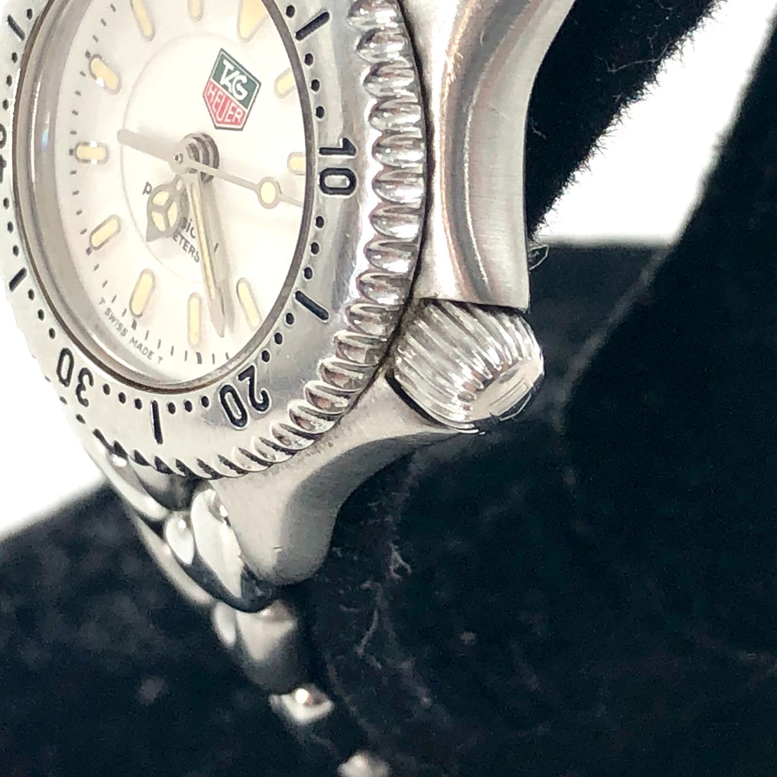 美品✨　タグホイヤー　プロフェッショナル　962.208 グレー文字盤　腕時計 Ft836971 TAG HEUER タグホイヤー レディース 腕時計