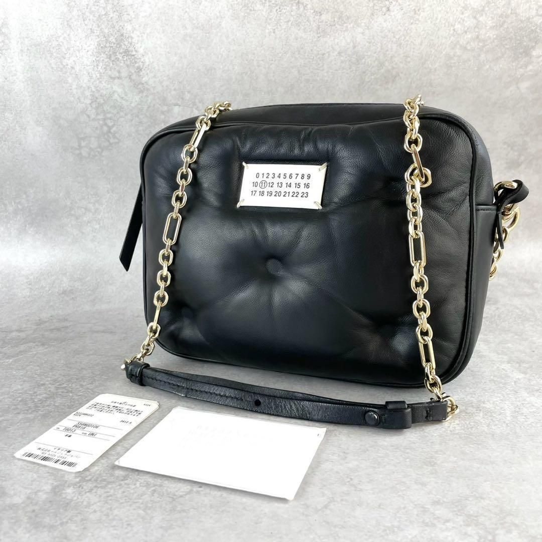 Maison Margiela グラムスラム ブラック カレンダータグ レザー MAISON MARGIELA メゾンマルジェラ グラムスラム チェーン カレンダー