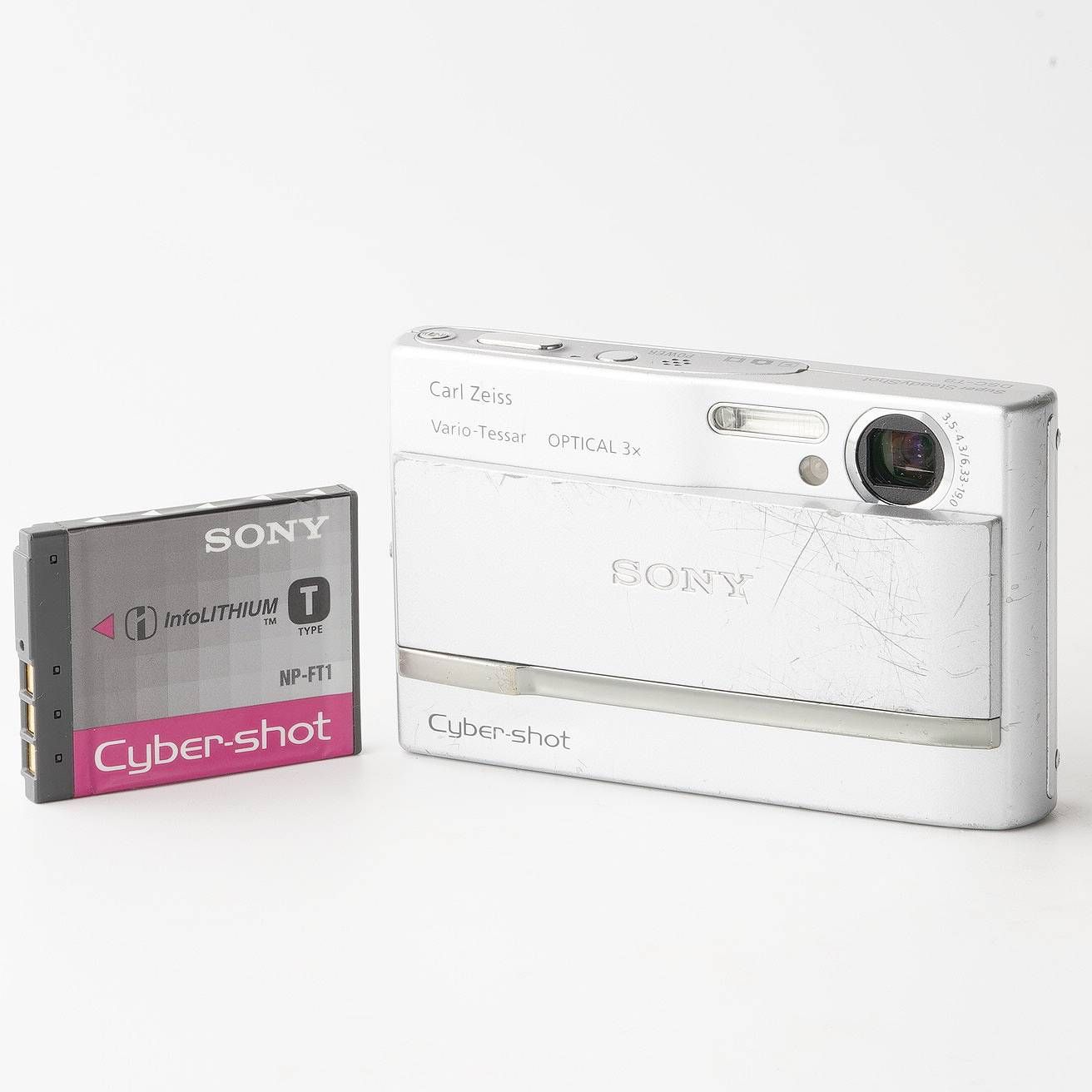 ソニー Sony Cyber-shot DSC-T9 シルバー 3x 光学ズーム 【公式通販】