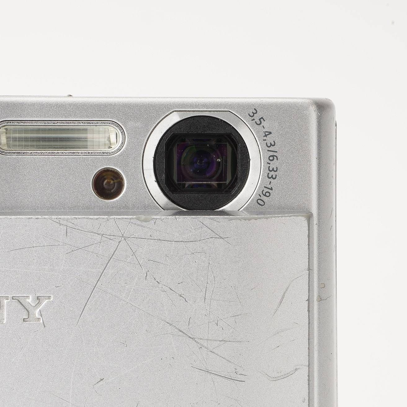 【ケース付】SONY Cyber-shot DSC-T9 シルバー 動作OK SONY Cyber-Shot サイバーショット DSC-T9 デジタルカメラ