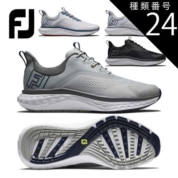 種類24：ホワイト/ブルー(56989)/W/26.5cm フットジョイ FJ クオンタム