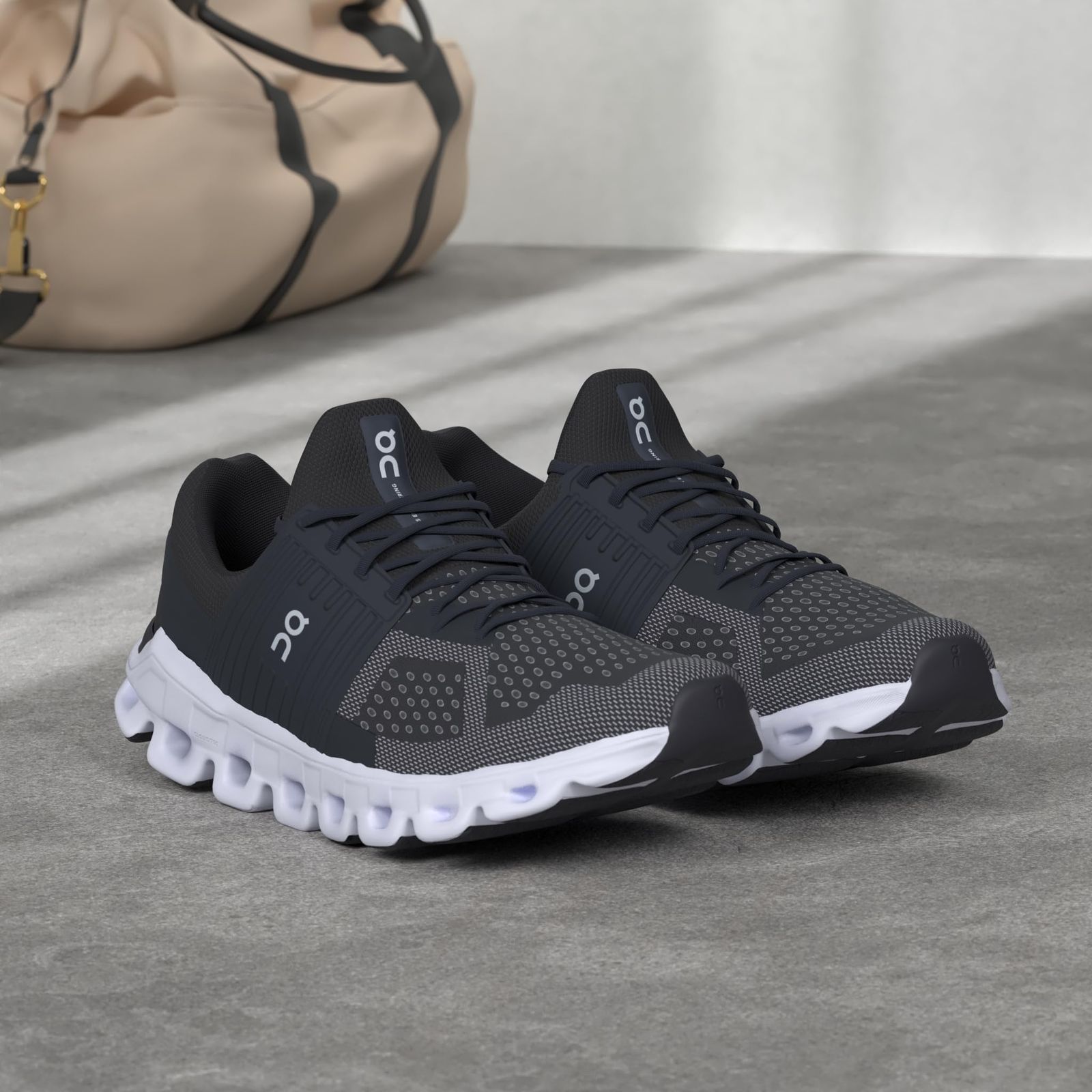 On オン ランニングシューズ トレイルランニング スニーカー Cloudswift クラウドスイフト 41.99581 レディース 41.99581W Black Rock US6 23cm