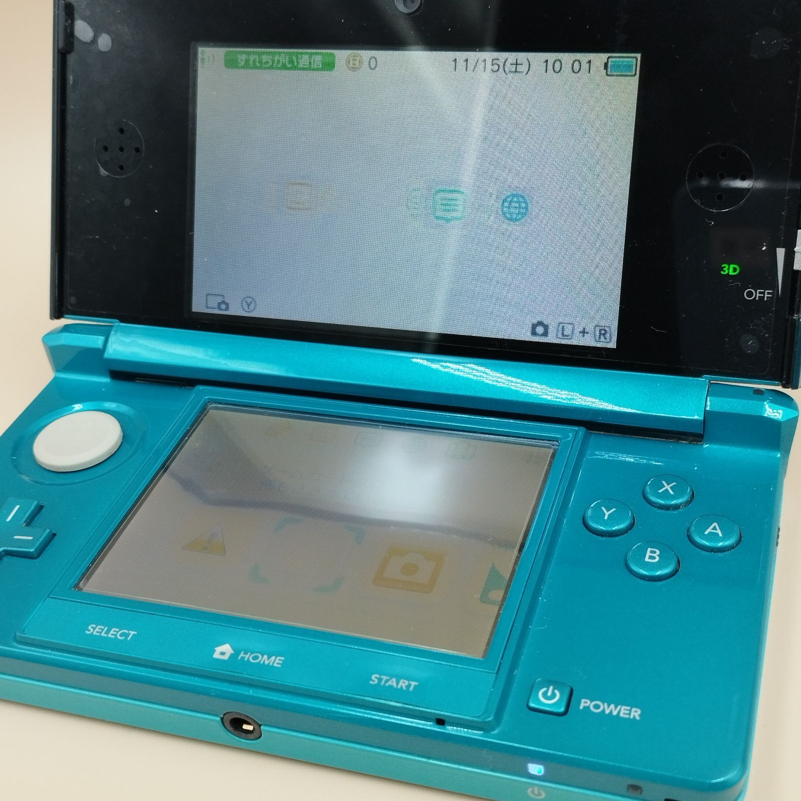 D30471】ニンテンドー3DS アクアブルー - メルカリ