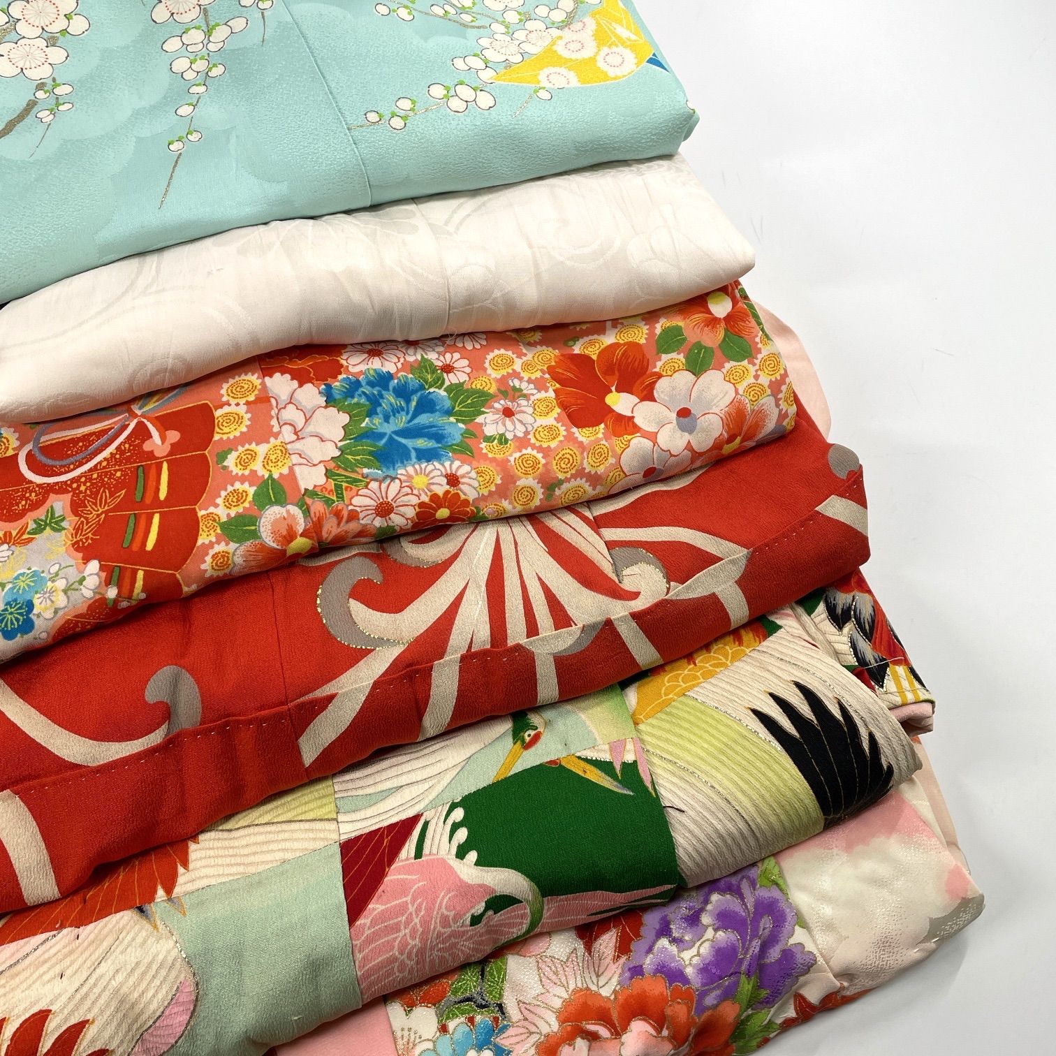 26 アンティーク子ども着物10枚おまとめ売り材料正絹 楽天市場】7歳