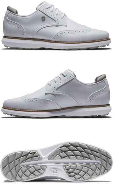 フットジョイ FJ トラディションズ ブルーチャー スパイクレス ゴルフ