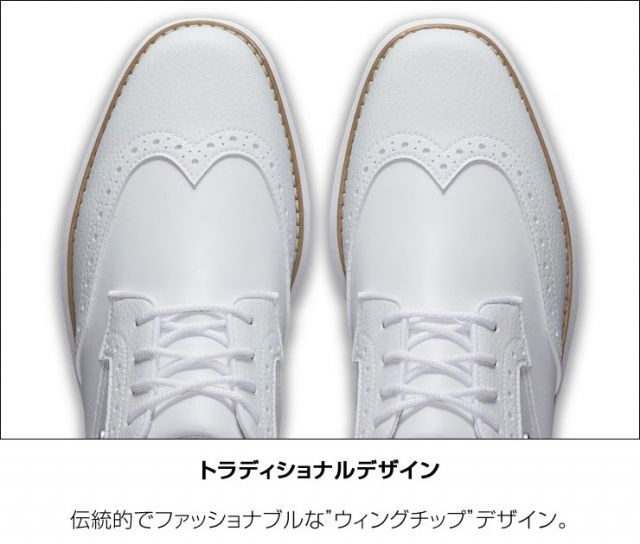 フットジョイ FJ トラディションズ ブルーチャー スパイクレス ゴルフ