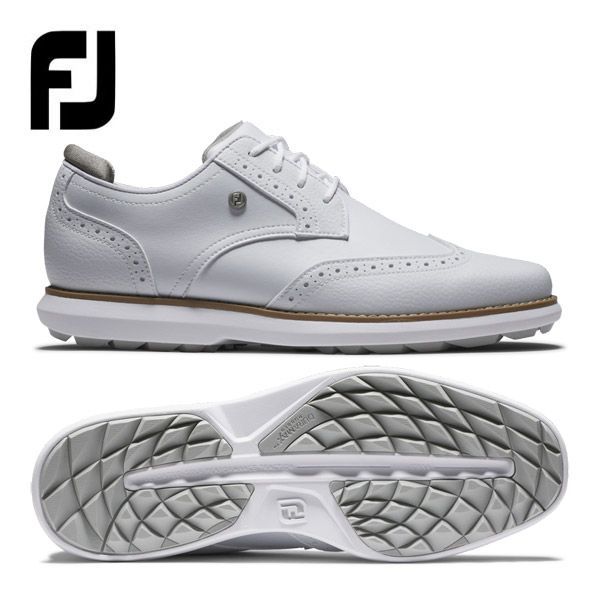 フットジョイ FJ トラディションズ ブルーチャー スパイクレス ゴルフ