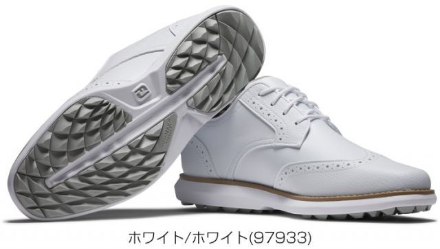 フットジョイ FJ トラディションズ ブルーチャー スパイクレス ゴルフ