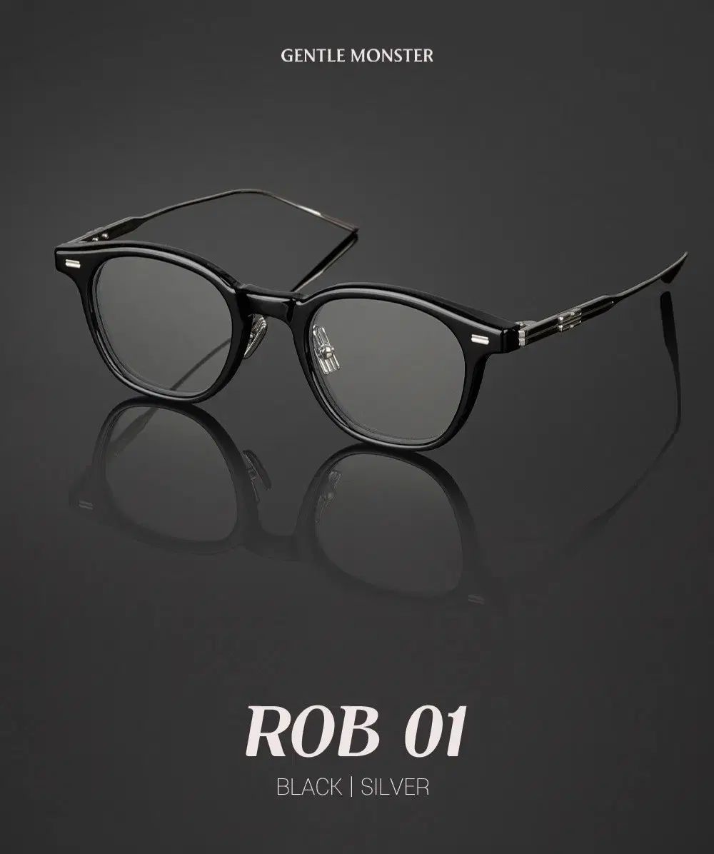 GENTLE MONSTER ジェントルモンスター メガネ ROB 01 ブラック