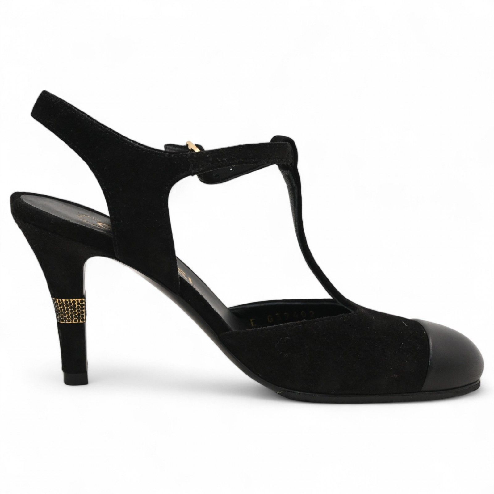 シャネル ストラップ サンダル レザー ココマーク ブラック Aランク