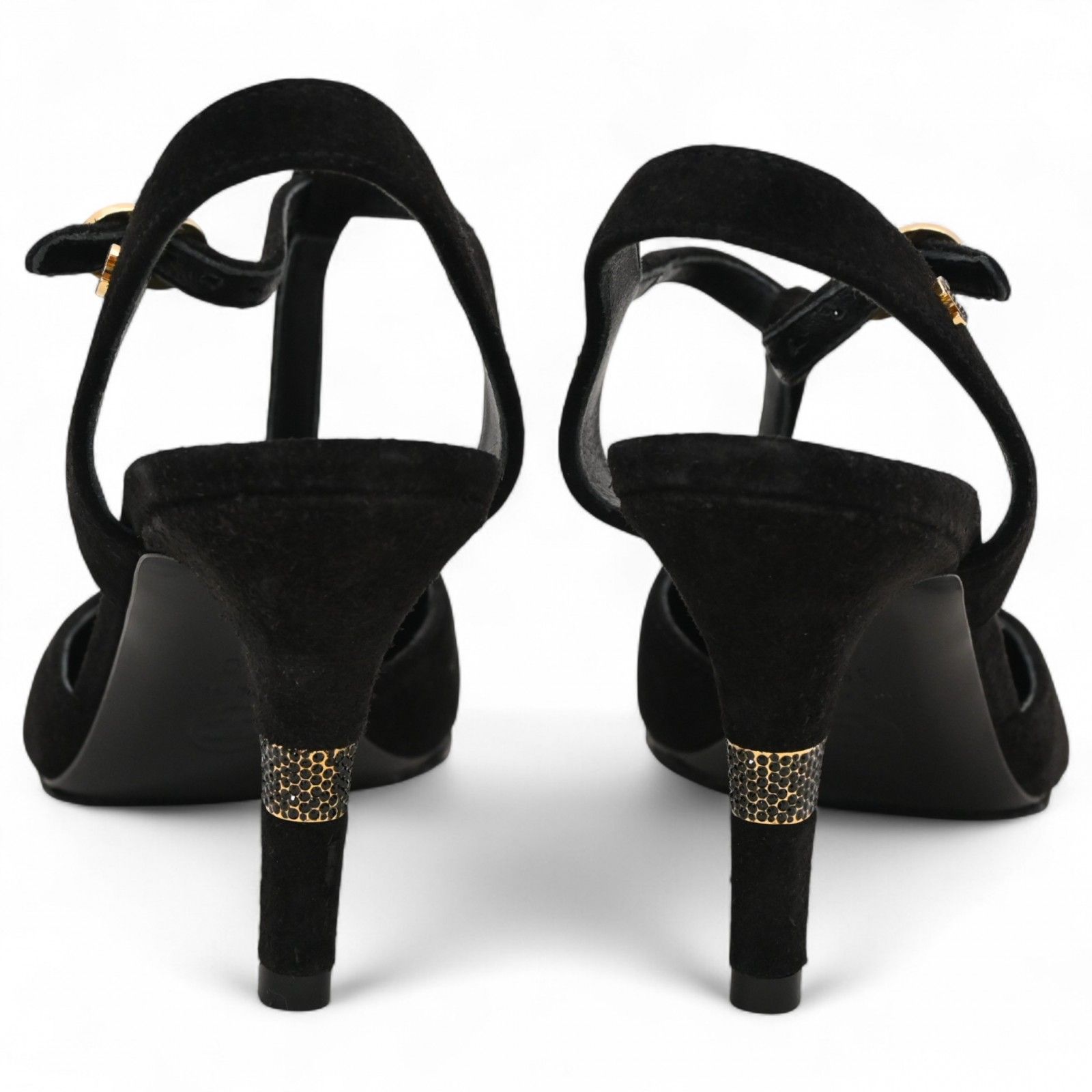 シャネル マトラッセ レザー ココマーク サンダル ストラップ ブラック CHANEL □極美品□ シャネル ココマーク マトラッセ レザー ヒール