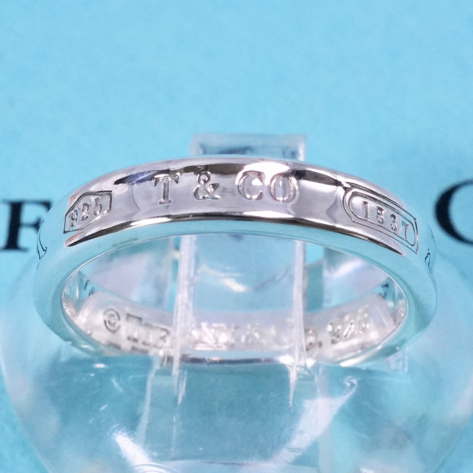 【極美品】 ティファニー 1837 T&CO ナロー リング 7号 A503 TIFFANY&Co. ティファニー TIFFANY & Co. 1837リング ナロー リング