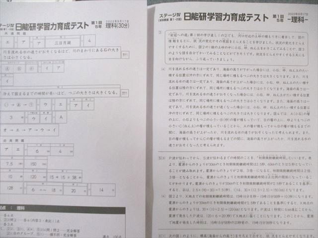 豊富な，SALE 日能研 小5 学習力育成テスト 第1～9回 2022年