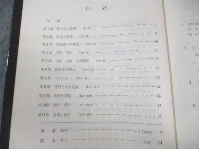 研文書院 大学受験トップエリート 数学総合問題集 書き込みなし 状態
