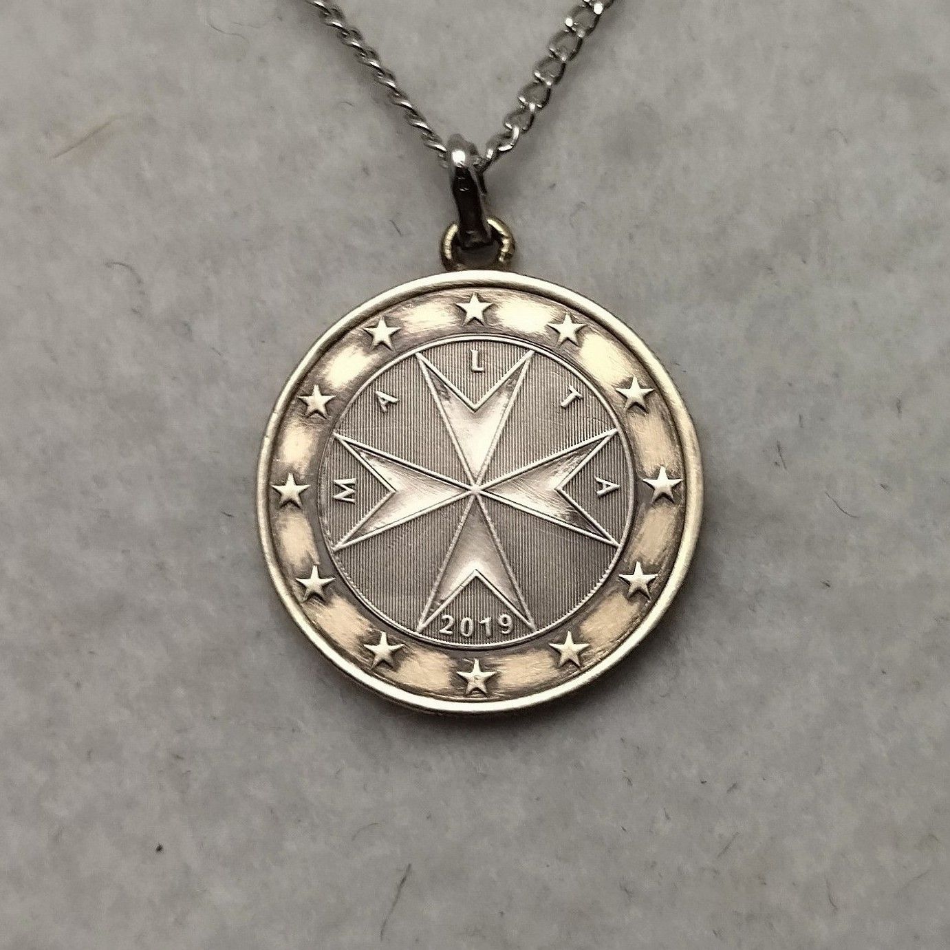 マルタ騎士団十字架 コインネックレス