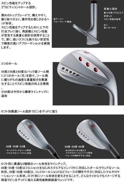 オノフ 2024モデル フォージド ウエッジ KURO N.S.PRO MODUS3 TOUR 115