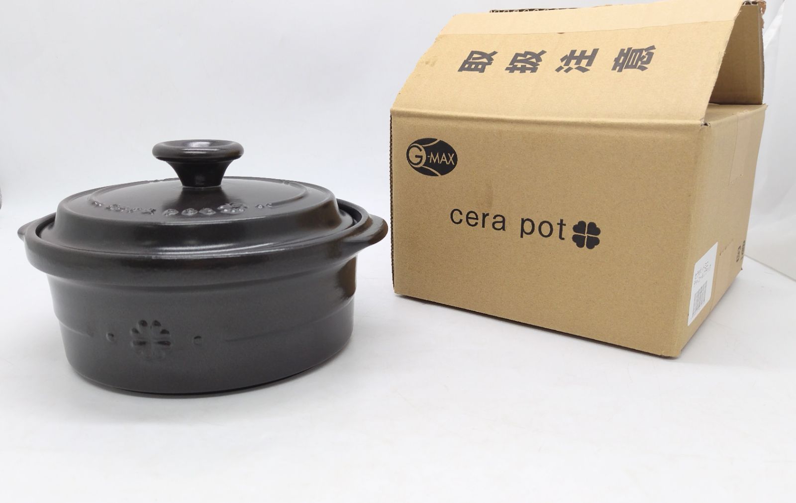 I734 cera pot セラポットミニ チャコールブラック mf