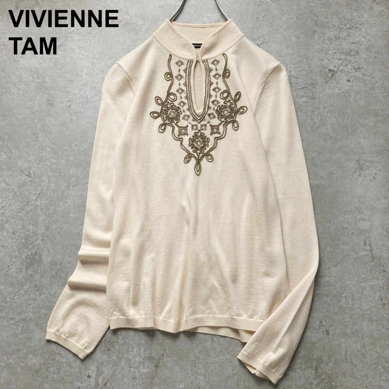 VIVIENNE TAM ヴィヴィアンタム 高級 上質 ウール混 ニット VIVIENNE TAM ヴィヴィアンタム 高級 上質 ウール混 ニット