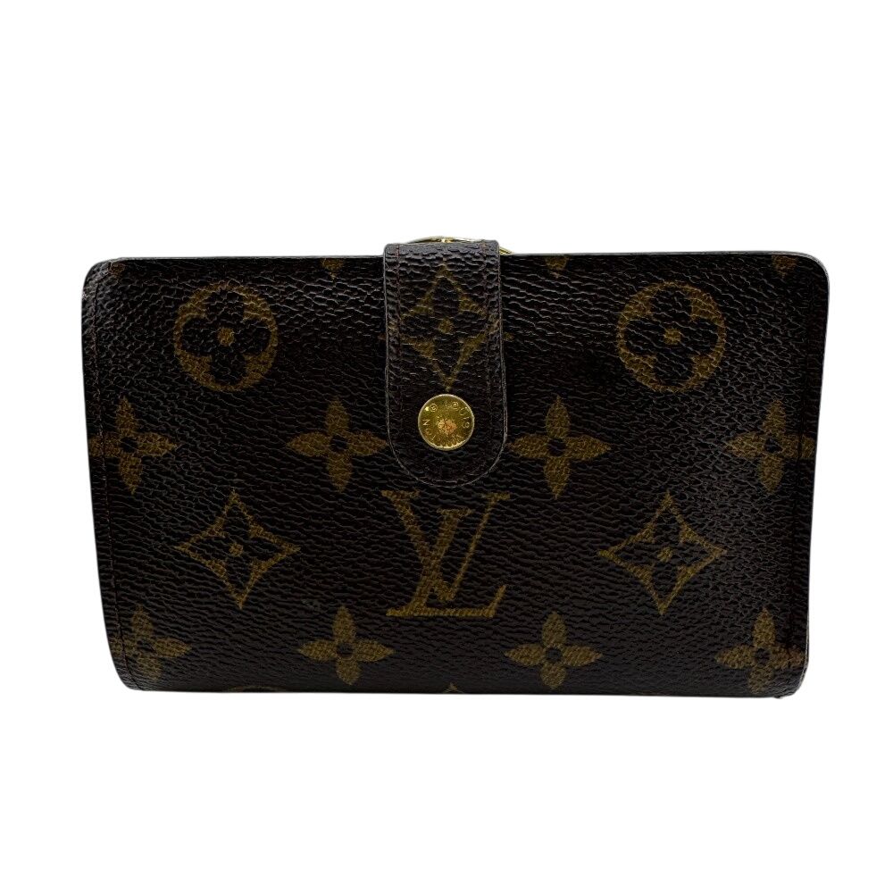 お買い得特価商品。 LOUIS VUITTON ルイヴィトン M61663 ポルトモネ ビエ ヴィエノワ 二つ折り財布 ブラウン レディース 安全