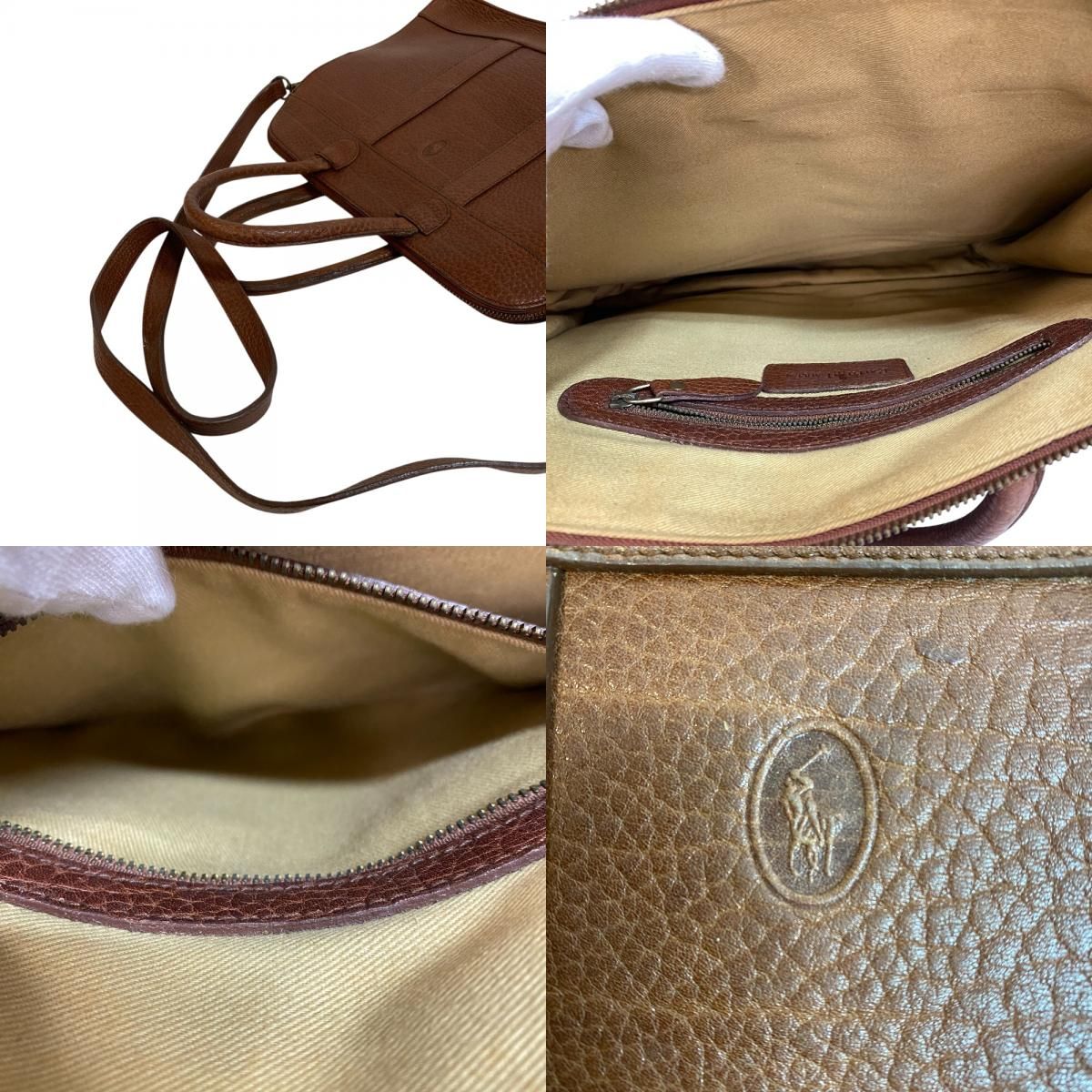 RALPH LAUREN ラルフローレン 2WAY ショルダー ハンドバッグ 