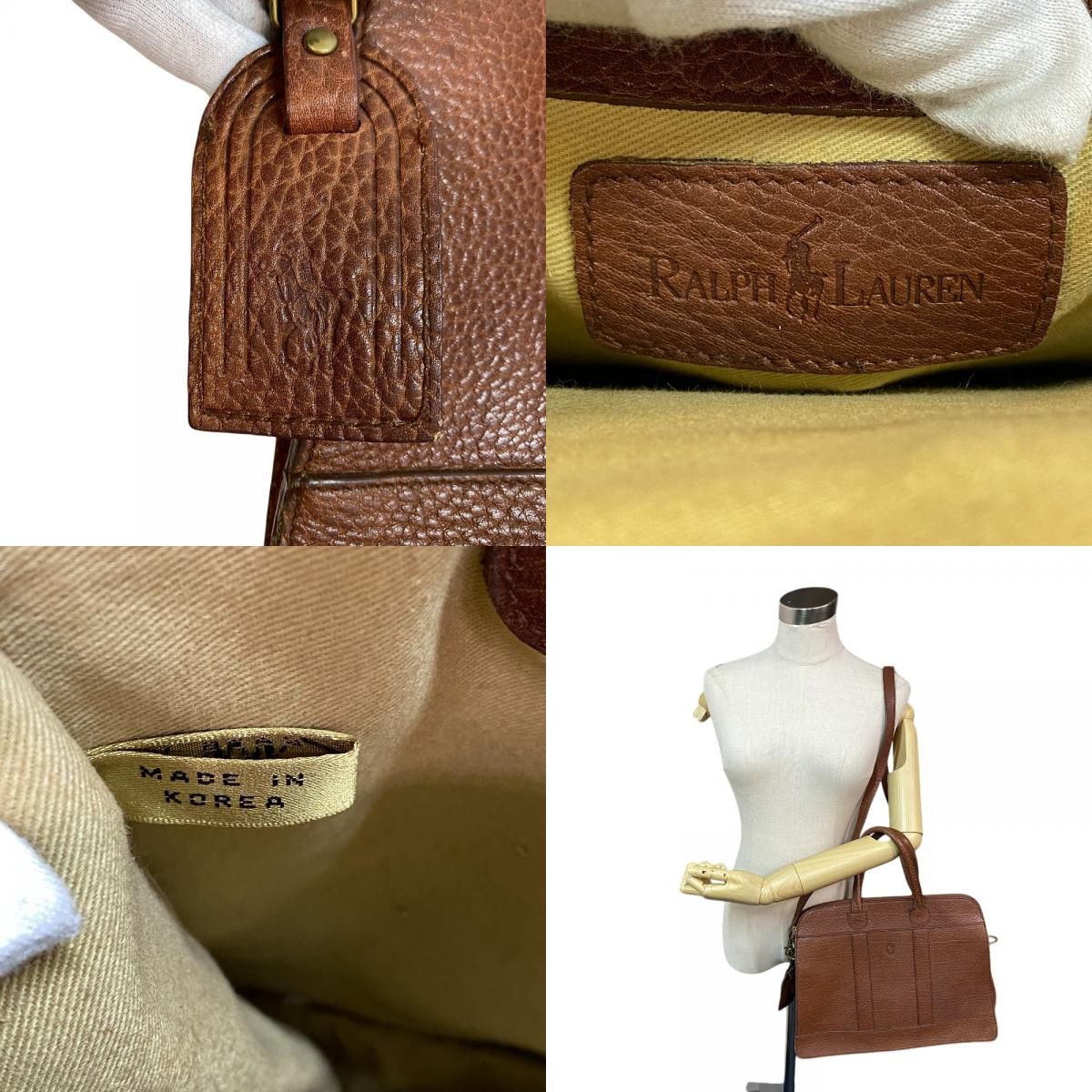 RALPH LAUREN ラルフローレン 2WAY ショルダー ハンドバッグ 