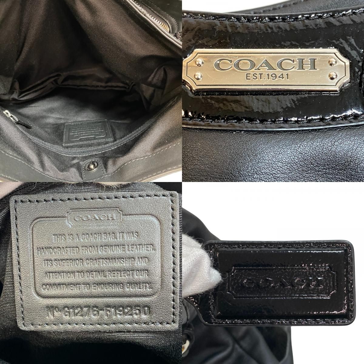 COACH コーチ F19250 ショルダー ハンドバッグ ソーホー ホーボー 