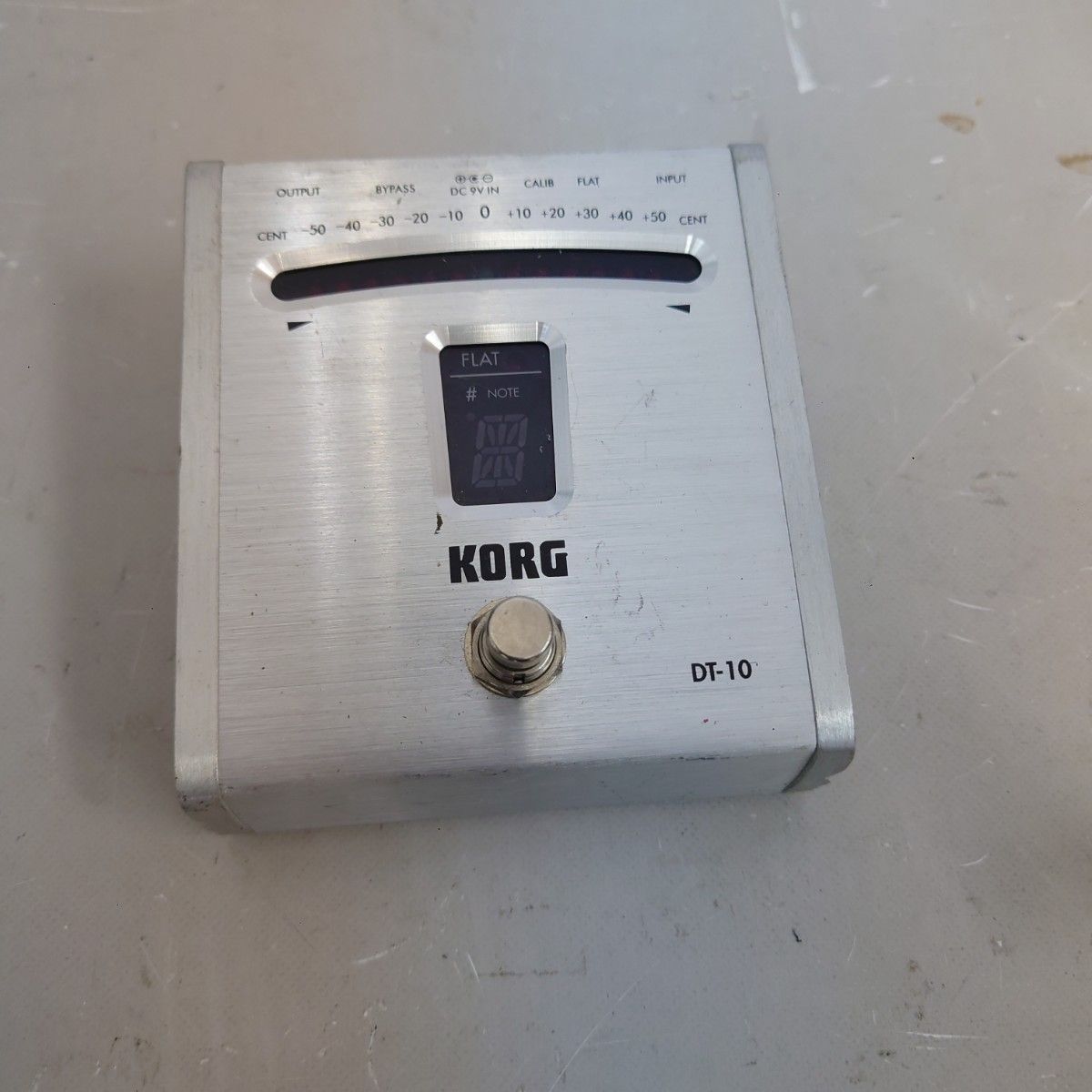 KORG DT-10 Chromatic Tuner ペダル型チューナー 動作品 本体のみ