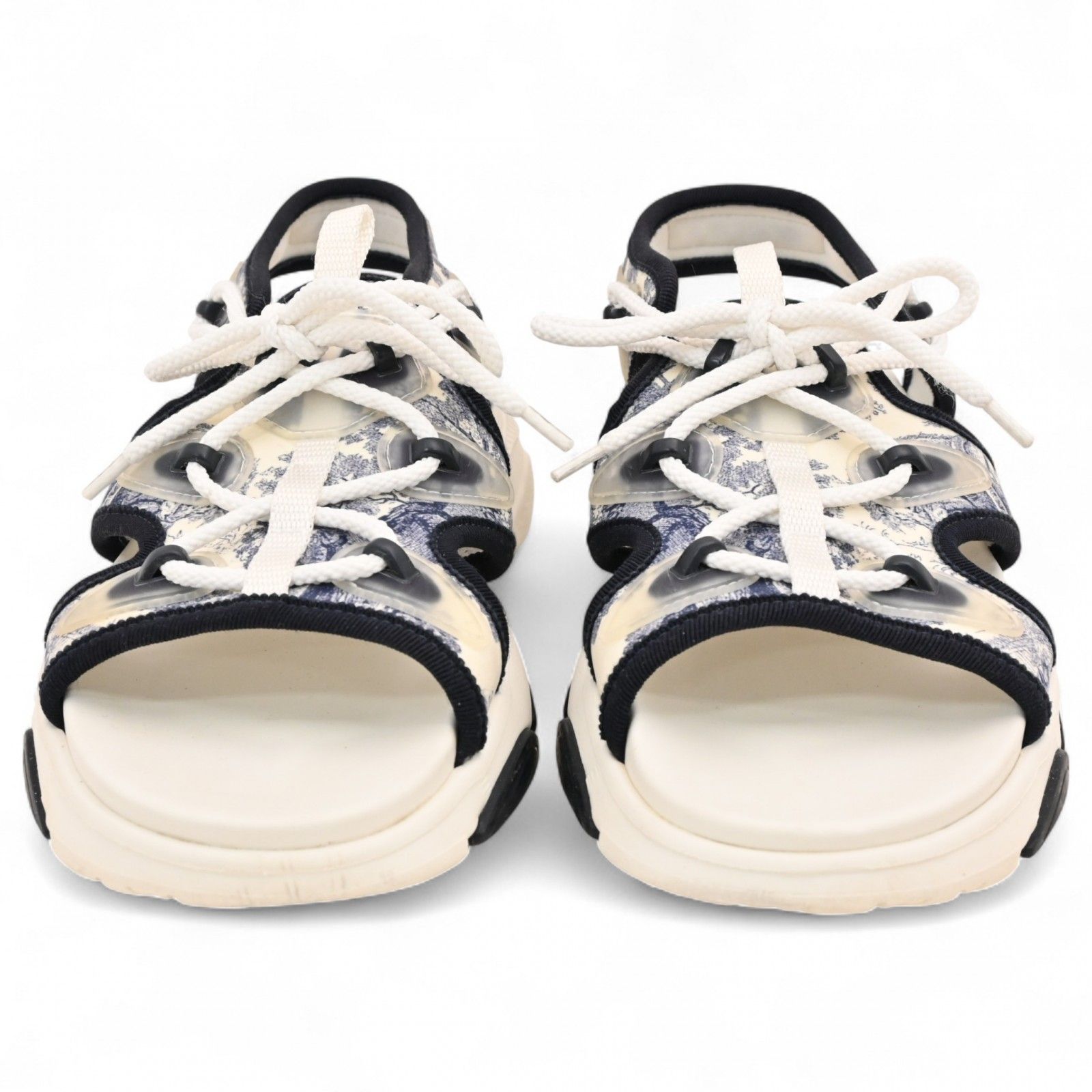 ディオール ディーコネクト トワルドゥジュイ サンダル 37 1 2 Bランク di 9919 fn