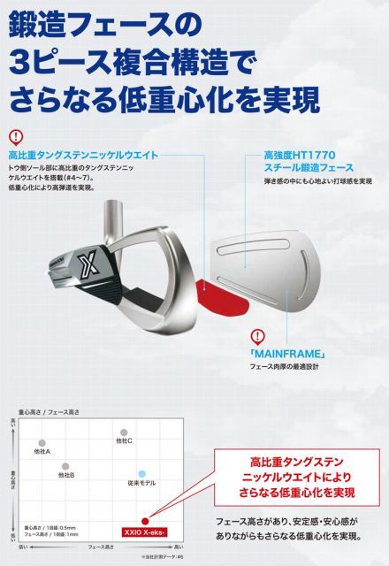 ゼクシオ エックス 13 アイアン ダイナミックゴールド95 スチール