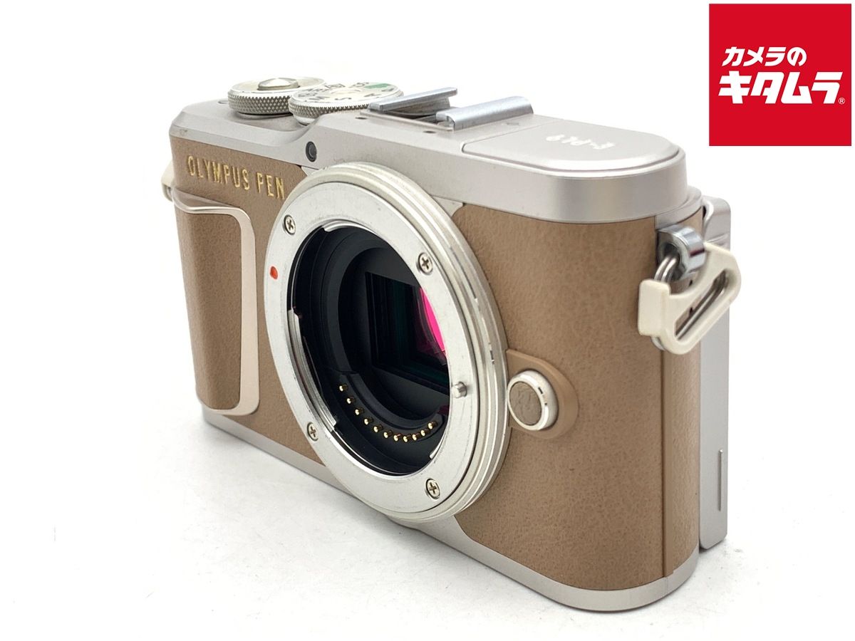並品 オリンパス PEN E-PL9 ボディ ブラウン