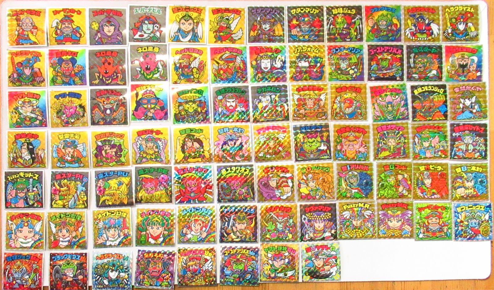 セミコンプ ヘッドだらけのビックリマン ８０枚セット 不足５枚