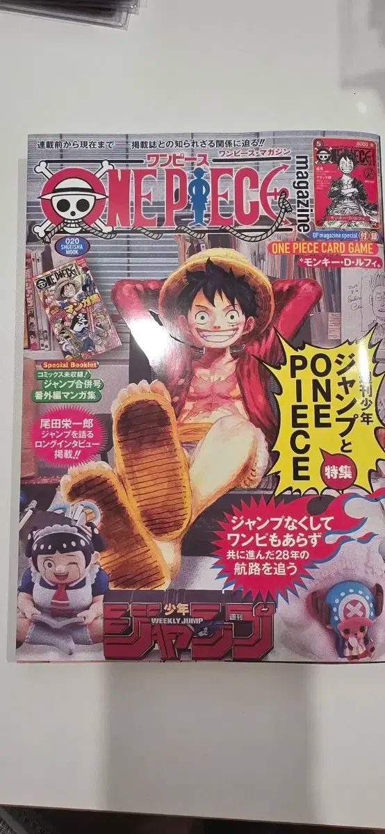 20周年 ONE PIECE MAGAZINE モンキー D ルフィ カード同梱