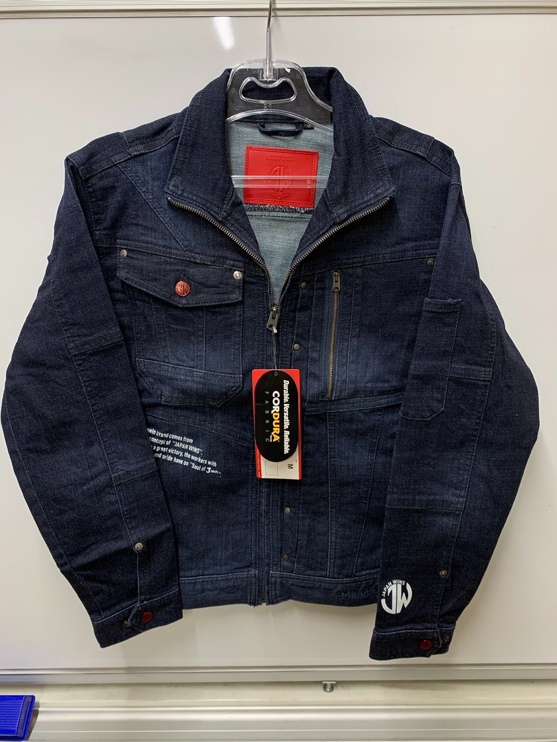 自重堂 Jawin ストレッチジャンバー 53000 Mサイズ 143 インディゴ ストレッチブルゾン 作業ブルゾン 作業着