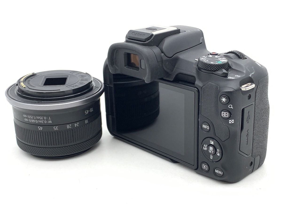 並品 キヤノン EOS R50 RF-S18-45 IS STMレンズキット ブラック