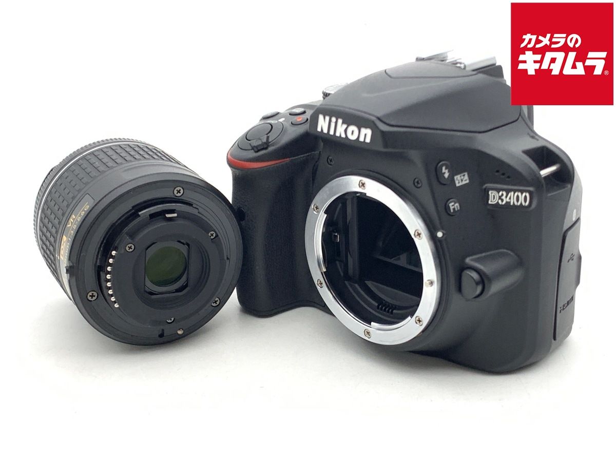並品 ニコン D 3400 18 55 VR レンズキット ブラック