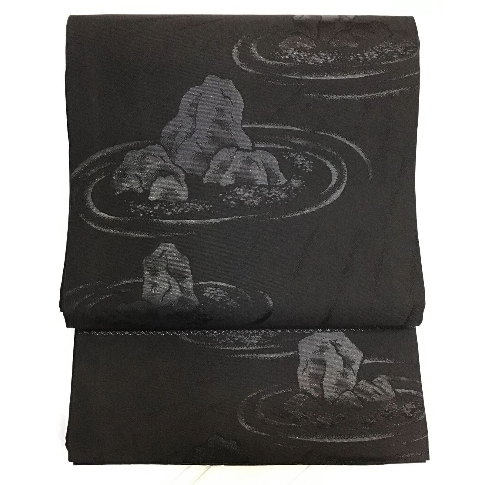 開き名古屋帯 喪服用 No 200701 1684 梱包サイズ60