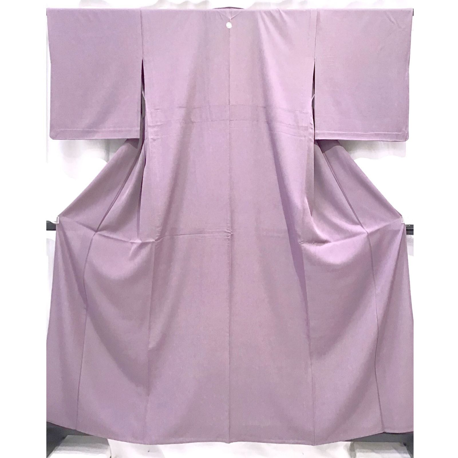 着物 色無地 絽 一つ紋 正絹 紫系地 No 200701 1712 梱包サイズ80