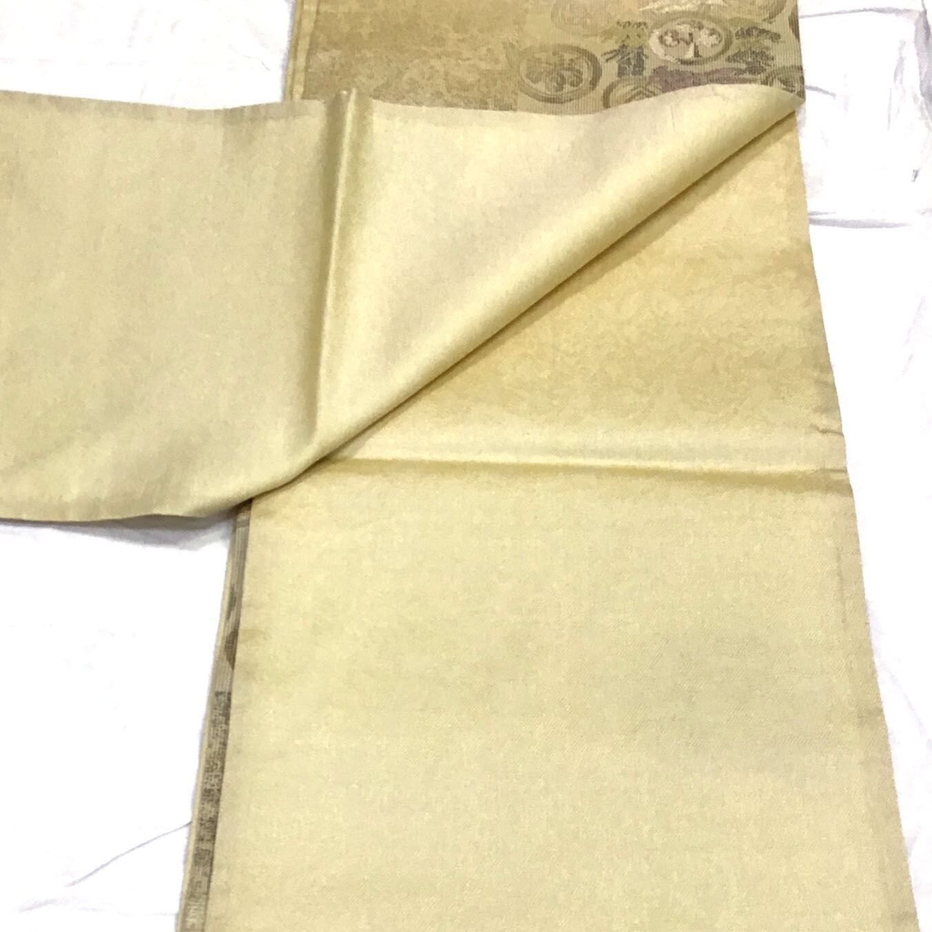  袋帯 市松 松竹梅 家紋 No.200701-1716 梱包サイズ60 袋帯 帯